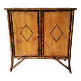 Buffet parisien en bambou et bois