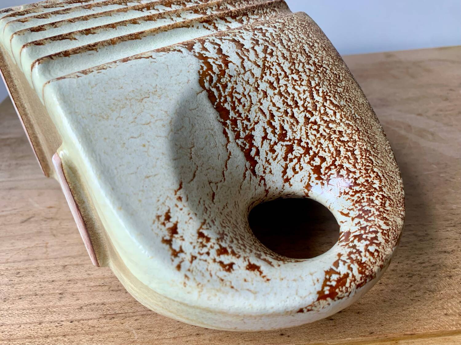 Modernist vase Roberto Rigon for Bertoncello 1970