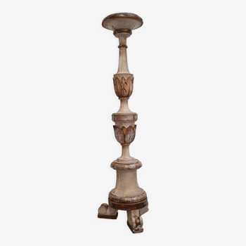 Primitive french candlestick c1770