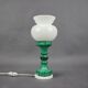 1970s Czechoslovak malachite-style table lamp