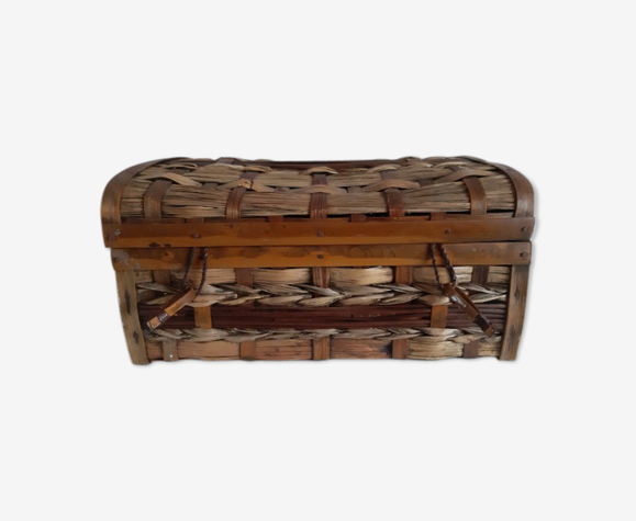Small suitcase rattan wicker
