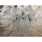 Monumental Murano Glass Selle Light Pink Italian Sputnik Chandelier