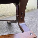 Siesta designer armchair, Scandinavian, leather, 1960s, 70s