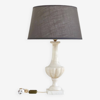 Medici lamp in vintage alabaster stone