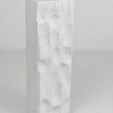 Faceted sparkling crystal glass vase by Claus Josef Riedel, Austria, 1970s.