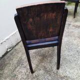 Set of four art deco chairs