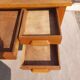 bureau en bois massif, vintage, bohème