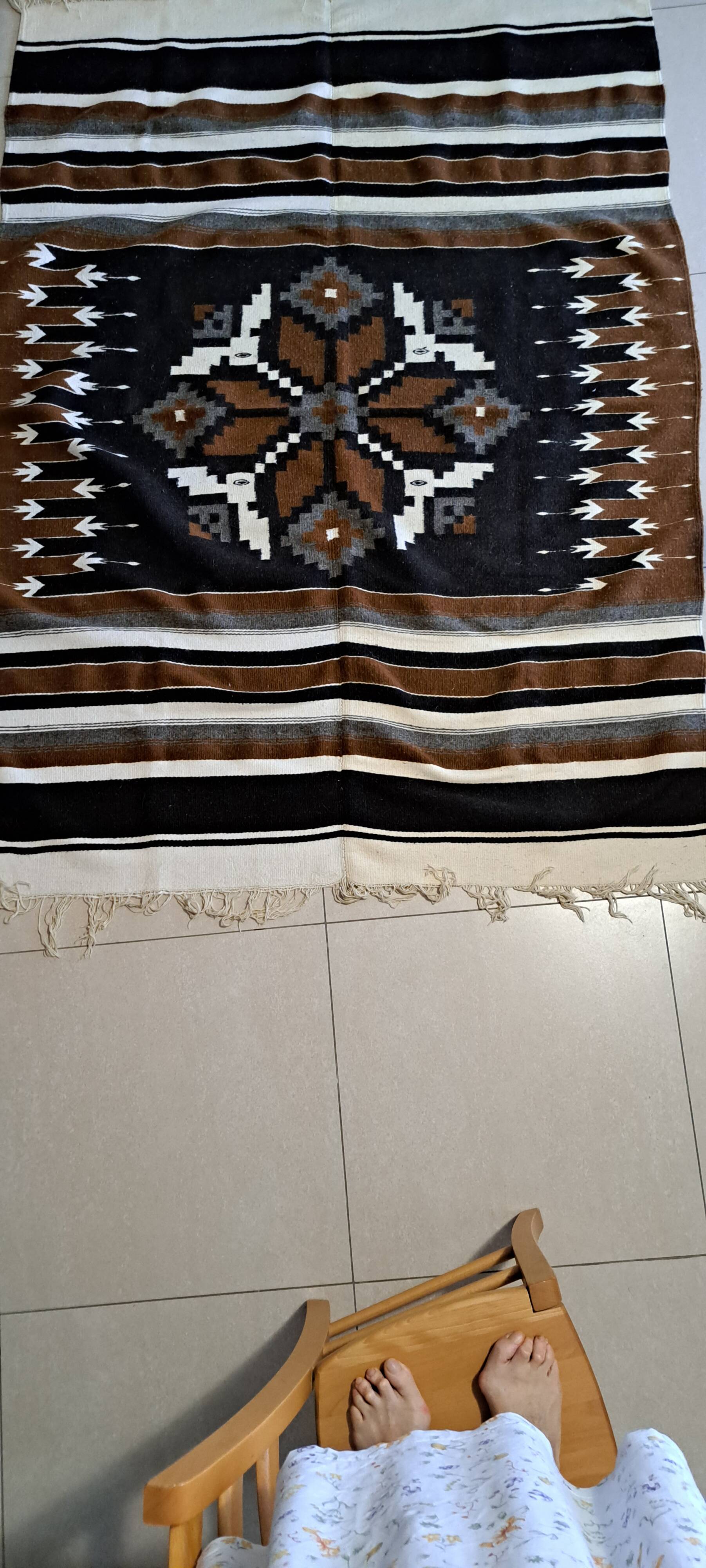 Mexican handmade bedspread or blanket