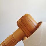 Scandinavian articulated pine lamp