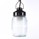 Vintage glass pendant lamp