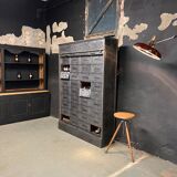 Furniture with flap and steel curtain circa 1930