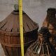 Set of 4 old demijohn carboys