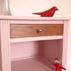 Vintage pale pink bedside revisited