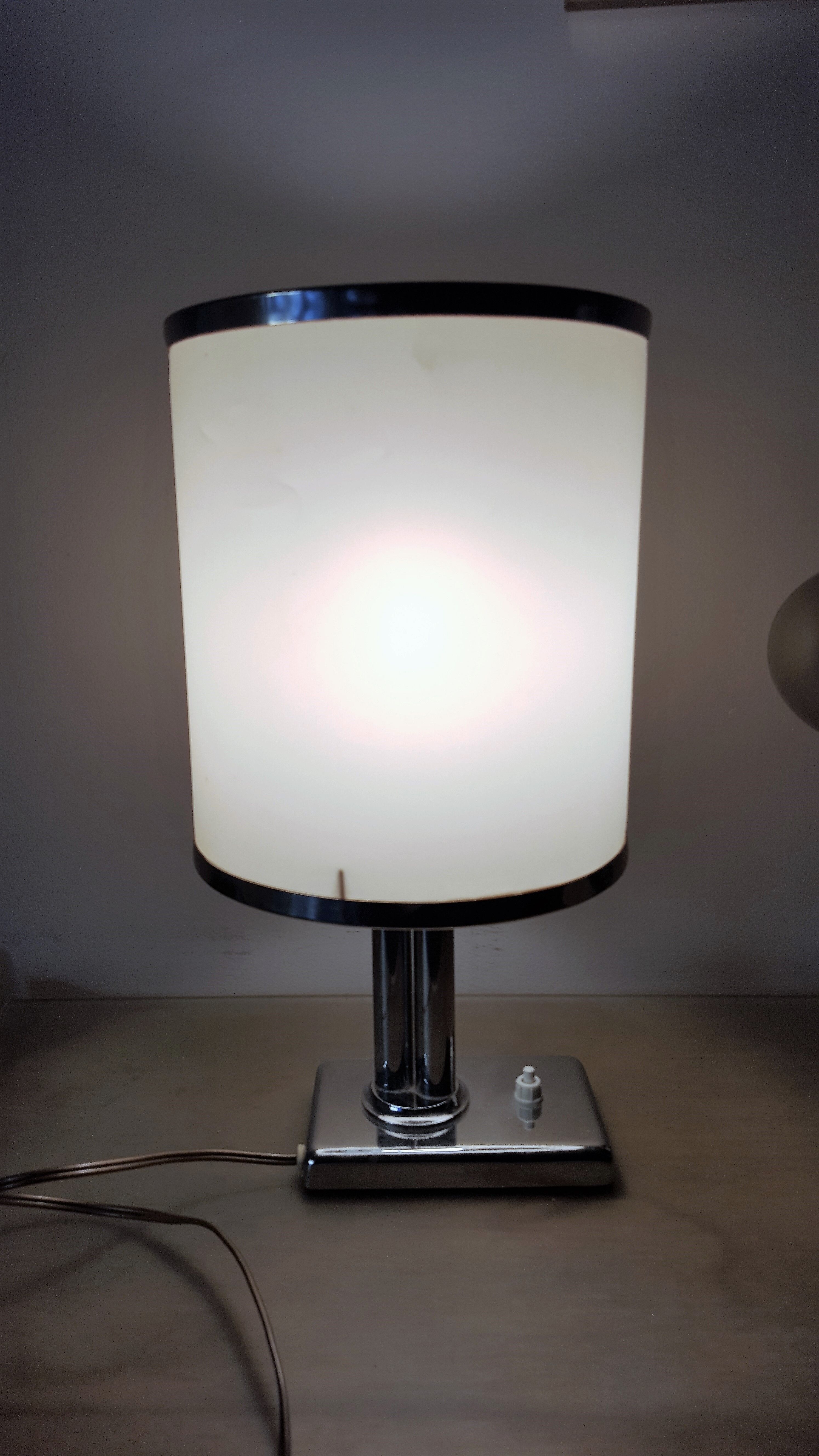 Vintage chrome lamp 1970