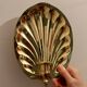 Paire d'appliques vintage en laiton