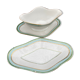 Sausage and porcelain ramekin
