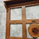 French vintage wall-mounted kitchen shelf 110x123cm