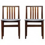 Scandinavian design chairs 60 70 teak