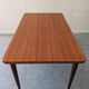 Scandinavian extendable teak dining table from the 50s/60s