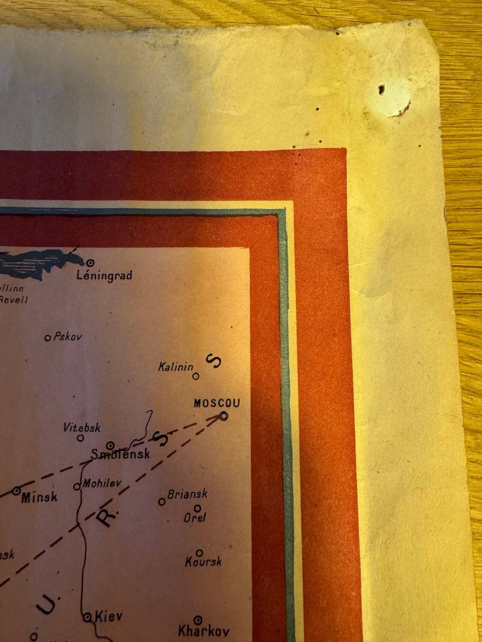 Air France Postal Air Network Map from 1948