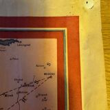 Air France Postal Air Network Map from 1948