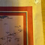 Air France Postal Air Network Map from 1948