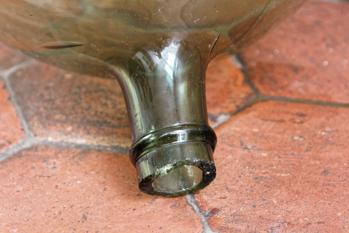 Former demijohn, blown glass