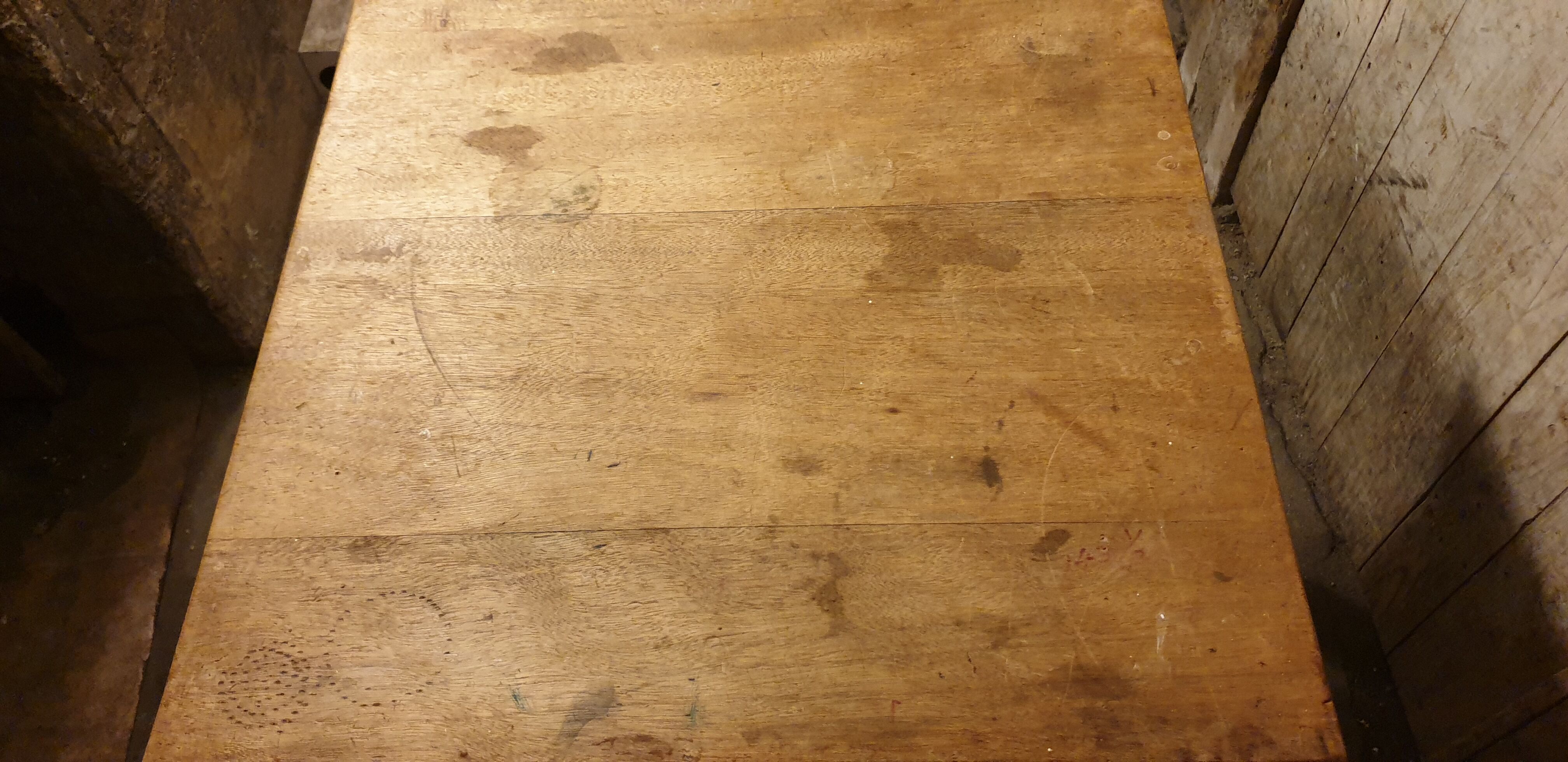 Solid beech wood table 50/60