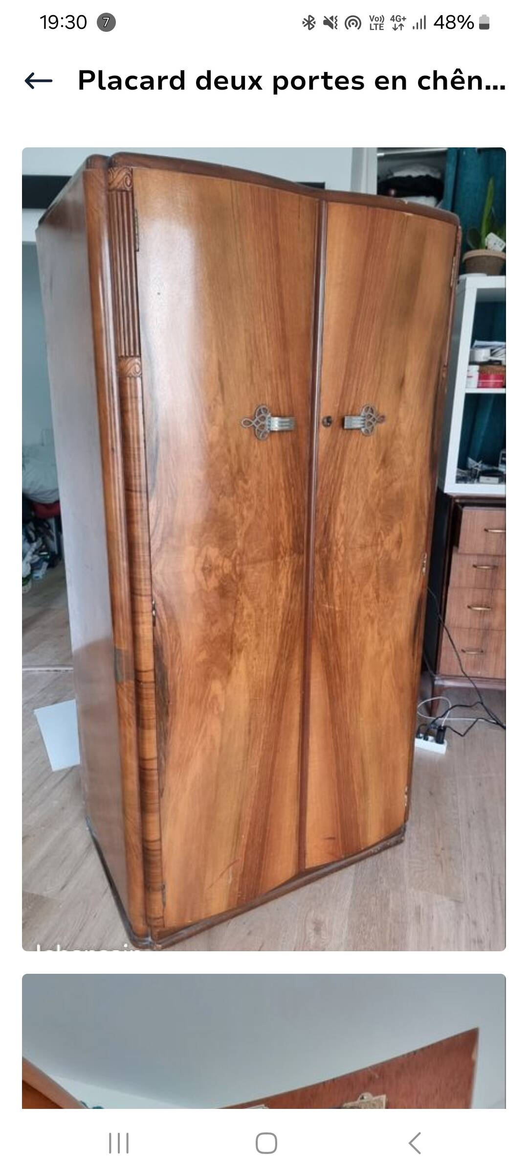 Two-door oak cupboard by Cws Cabinet Factory Enfield