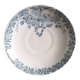 Saint Amand plate by Lebacqz & Bouchart, Colombier decoration, early 20th century