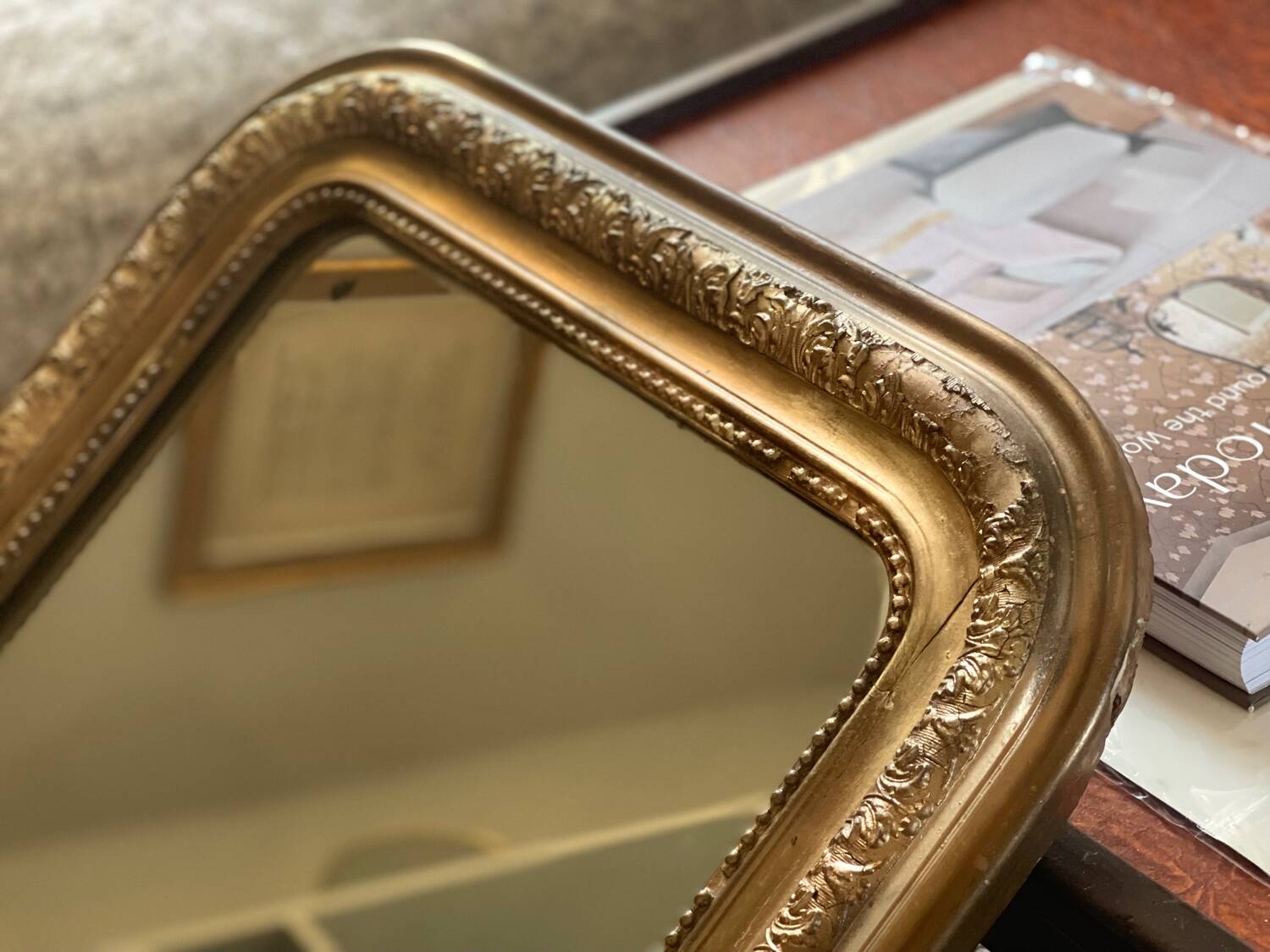 Louis Philippe mirror 75cm.