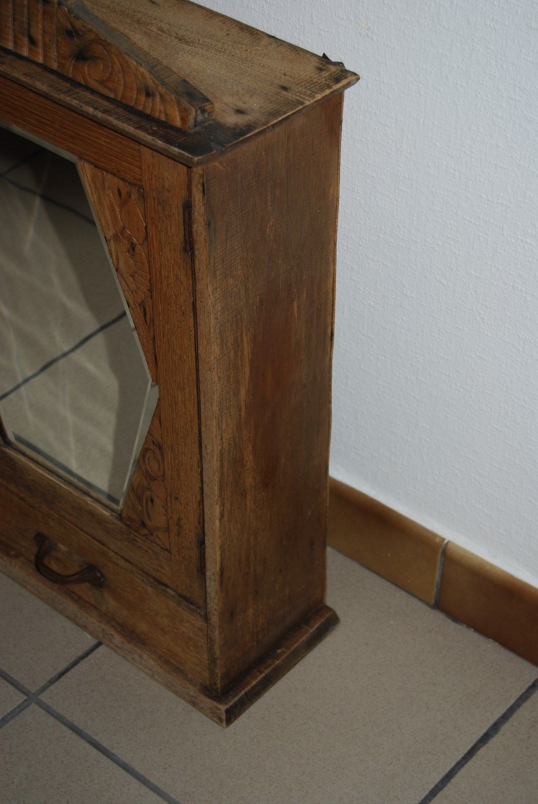 Bathroom wooden cabinet