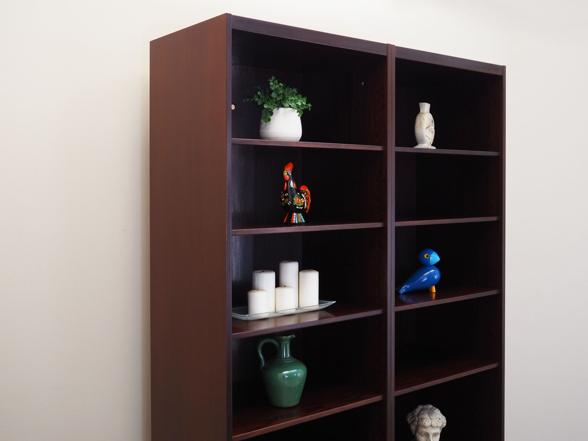 Set of rosewood bookcases, Danish design, 1970s, manufacturer: Omann Jun