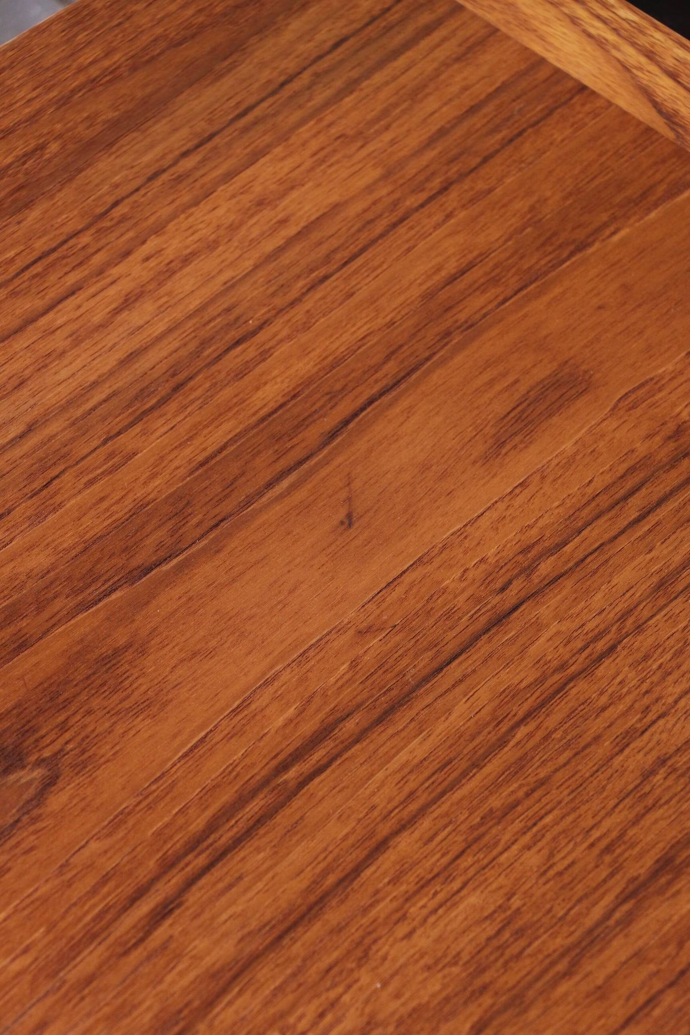 Tables gigognes en teck éditées par Nathan, années 60