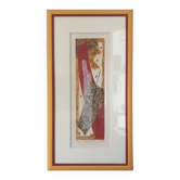 Carborundum etching by bernard alligand. embers, 2002