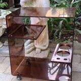 Smoked plexiglas rolling bar 70