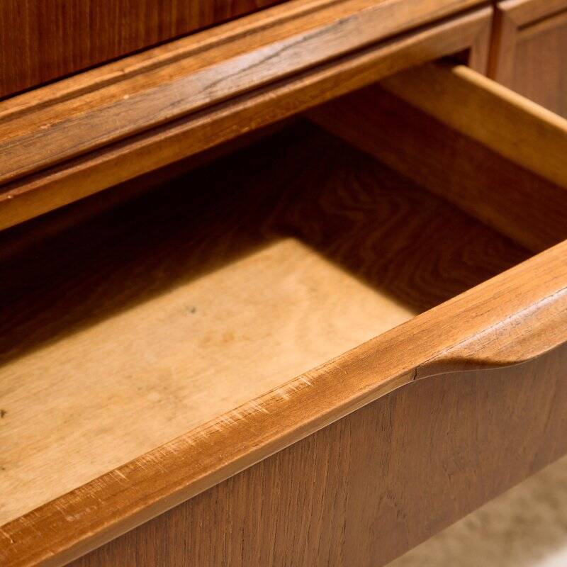 Vintage Teak Highboard, 1960s