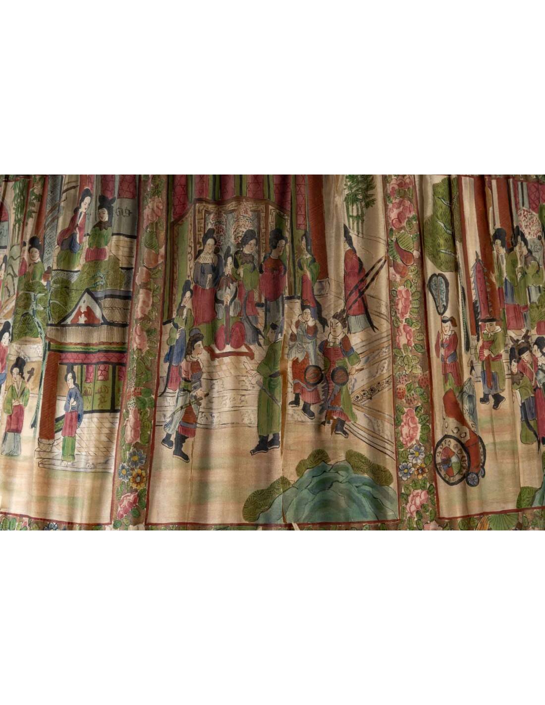 Very important Satsuma porcelain lamp