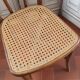 Curved wood bistro chair