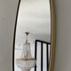 Mirror mirror free form 60s-70s, 46x23 cm