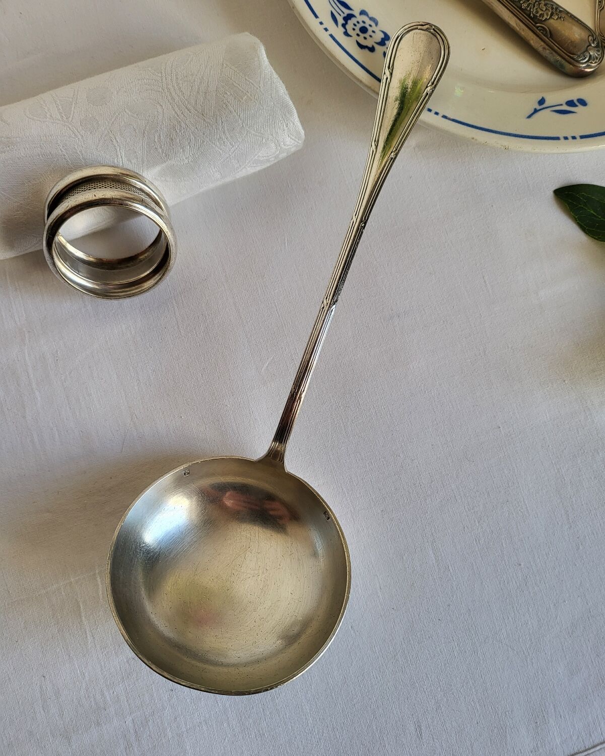 Silver Metal Sauce Ladle