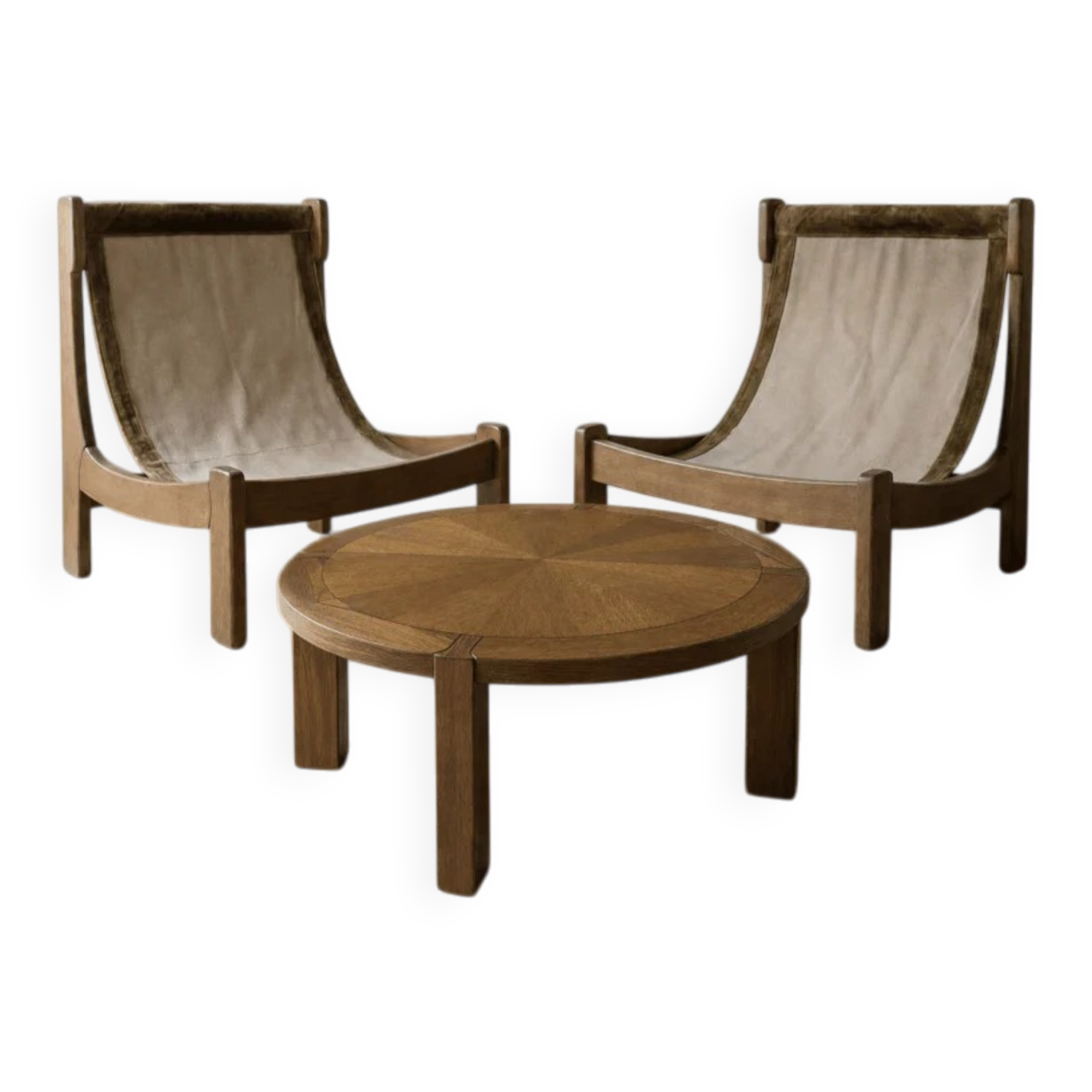 Table basse ronde - Circa 1960
