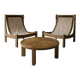 Table basse ronde - Circa 1960