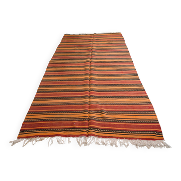 Extra Long Vintage Striped Anatolian Kilim – 337 x 139 cm – sku 134