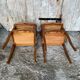 Pair of louis xv style bedside tables in cherry wood + drawer
