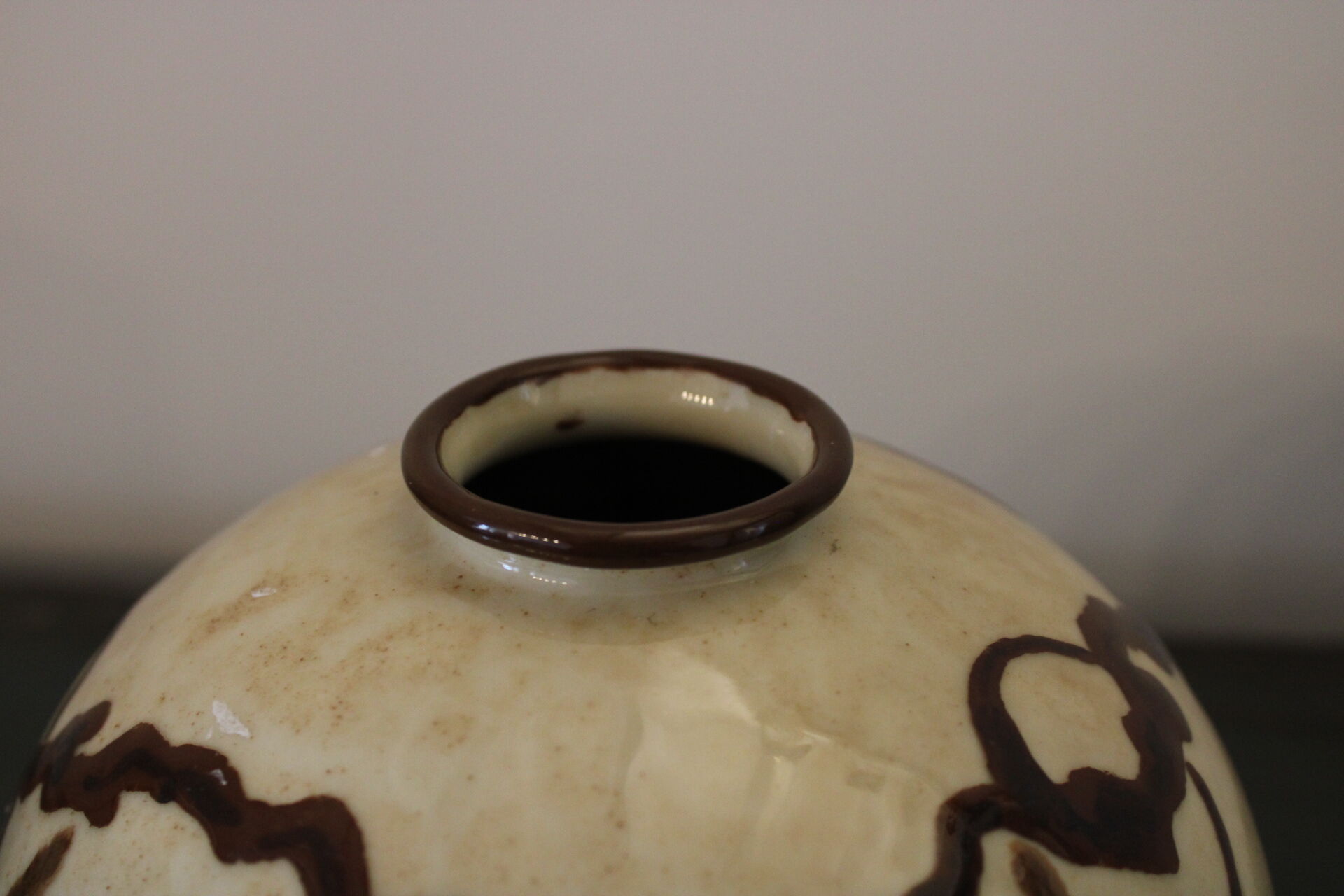 Camille Tharaud porcelain ball vase