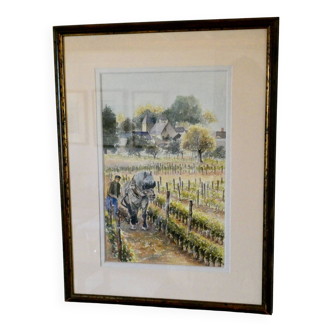 Provençal Watercolor by Jean Jacque Rougier