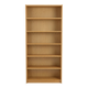 Vintage Scandinavian oak veneer library - 200 cm - modular shelves, 20th century