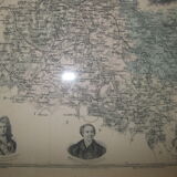 Engraving 19th France region of Yonne