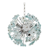 Mid century glass sputnik chandelier, 1970s